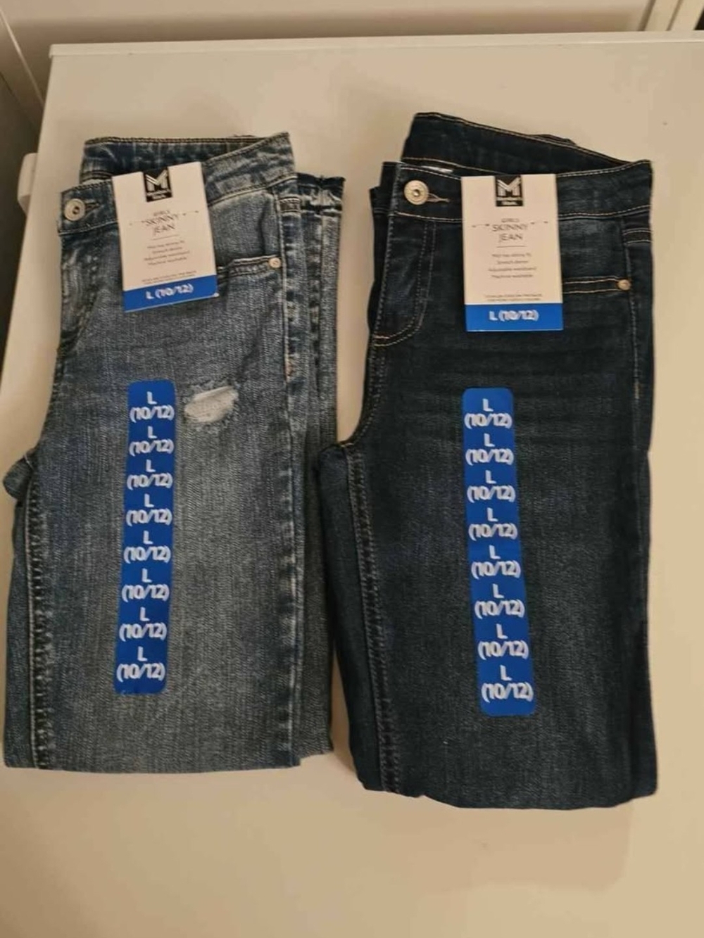 mark. Girls' Skinny Jeans - Medium Blue Wash